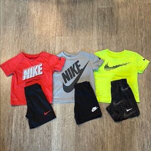 Nike Dri-Fit T-Shirt and Shorts Sets
